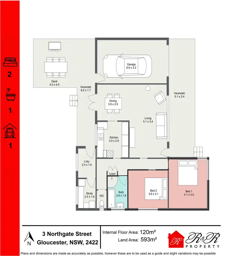 Floorplan of Homely house listing, 3 Northgate Street, Gloucester NSW 2422