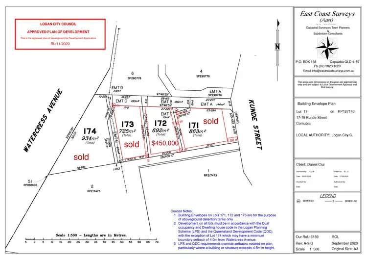 Floorplan of Homely land listing, LOT 172, 17 Kunde Street, Cornubia QLD 4130