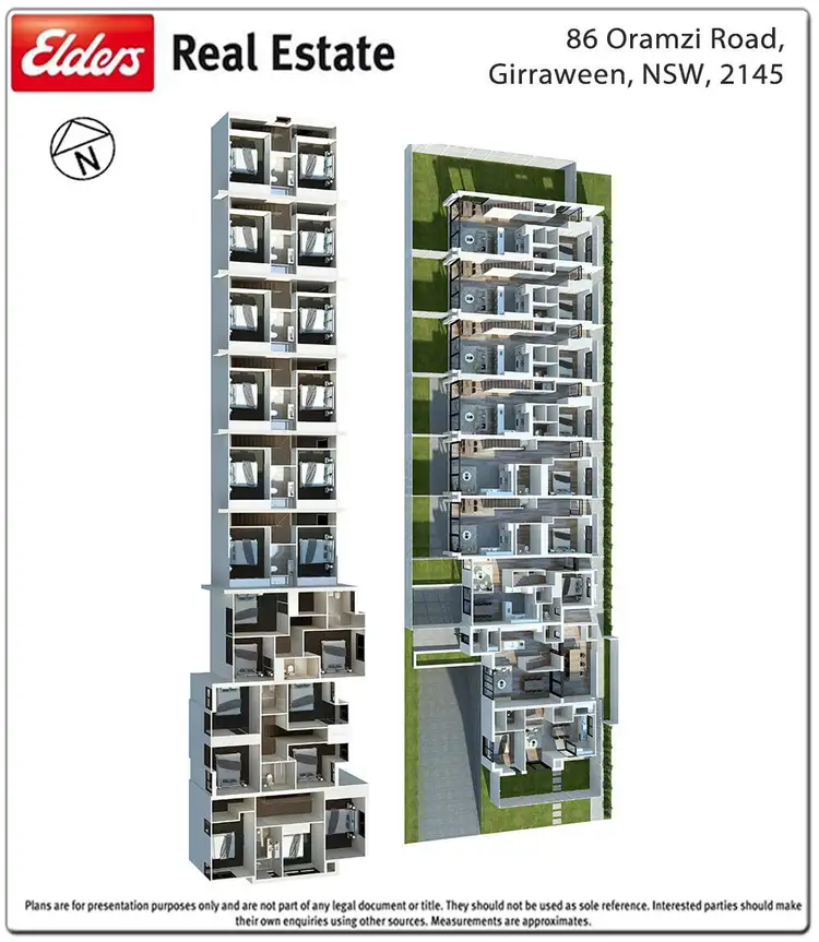 Floorplan of Homely townhouse listing, 1/86 Oramzi Road, Girraween NSW 2145