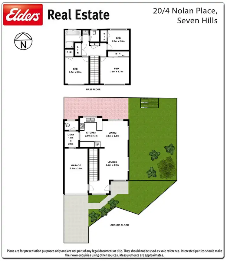 Floorplan of Homely townhouse listing, 20/4 Nolan Place, Seven Hills NSW 2147