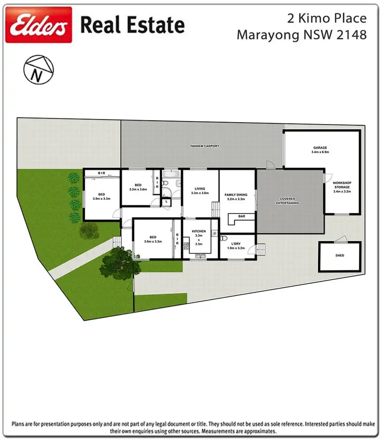 Floorplan of Homely house listing, 2 Kimo Place, Marayong NSW 2148