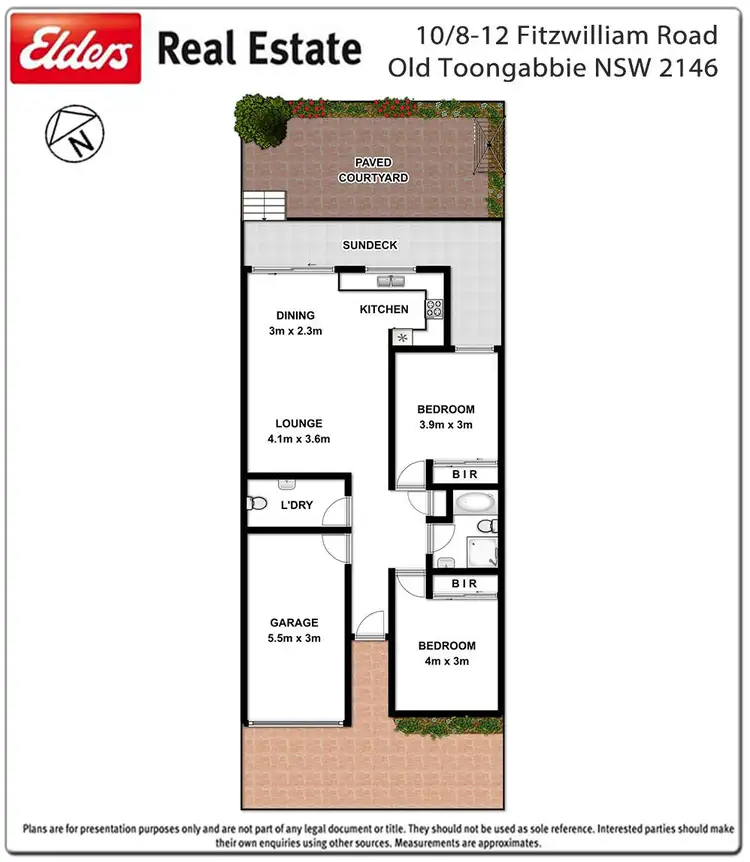 Floorplan of Homely villa listing, 10/8-12 Fitzwilliam Road, Old Toongabbie NSW 2146