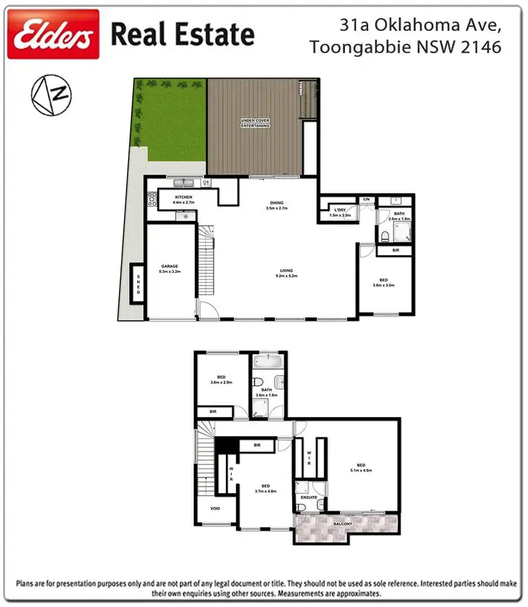 Floorplan of Homely semi-detached listing, 31A Oklahoma Avenue, Toongabbie NSW 2146