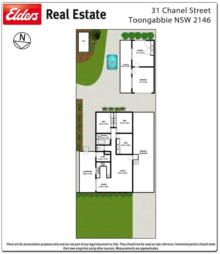 Floorplan of Homely house listing, 31 Chanel Street, Toongabbie NSW 2146