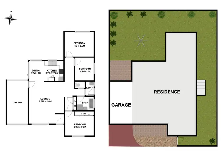 Floorplan of Homely villa listing, 1/158A Targo Road, Girraween NSW 2145
