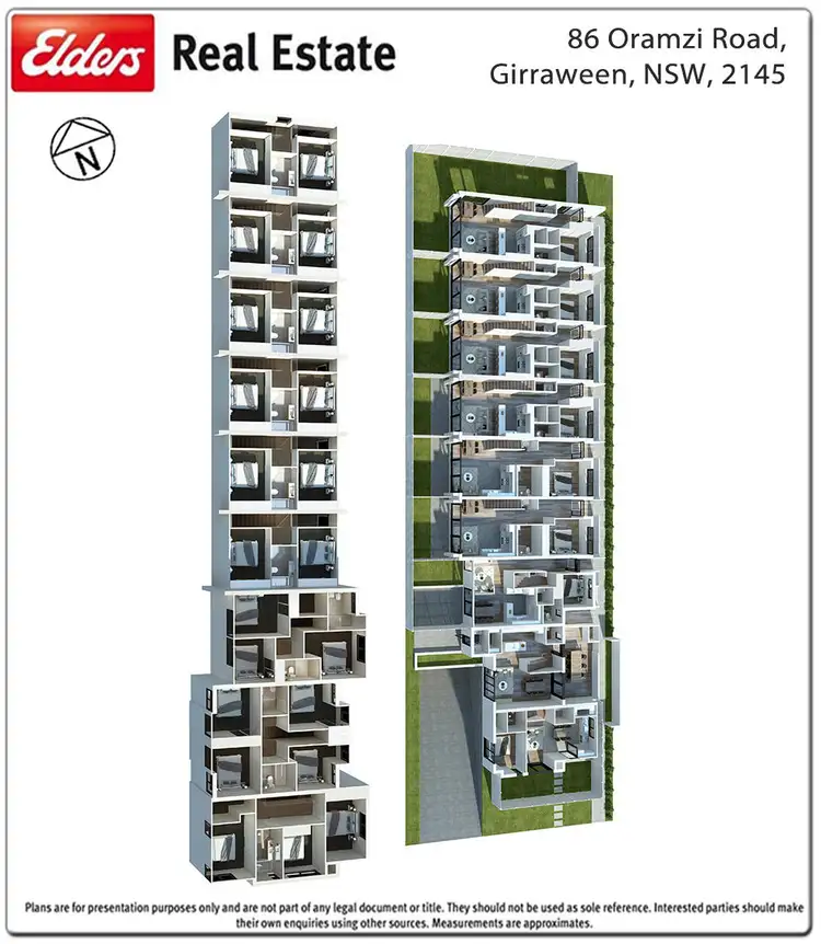 Floorplan of Homely townhouse listing, 7/86 Oramzi Road, Girraween NSW 2145