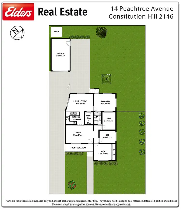 Floorplan of Homely house listing, 14 Peachtree Avenue, Constitution Hill NSW 2145