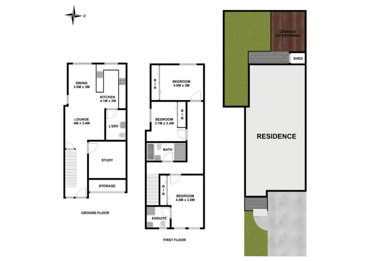 Floorplan of Homely townhouse listing, 60B Ellam Drive, Seven Hills NSW 2147