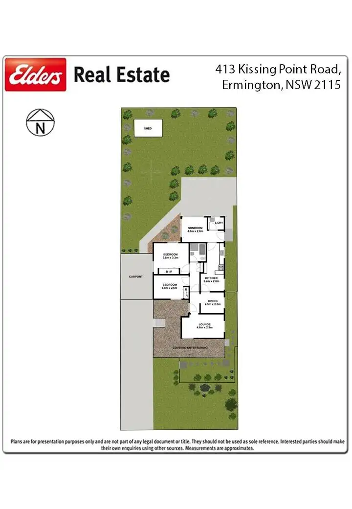 Floorplan of Homely house listing, 413 Kissing Point Road, Ermington NSW 2115