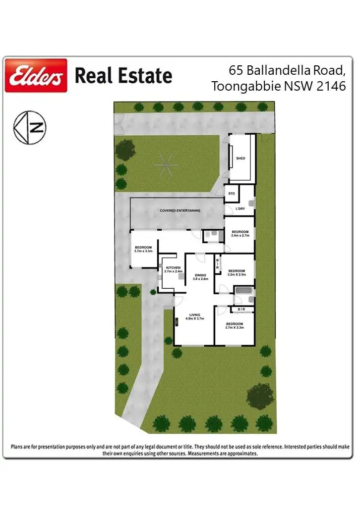 Floorplan of Homely house listing, 65 Ballandella Road, Toongabbie NSW 2146