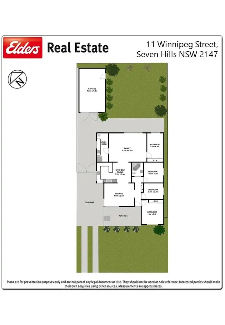 Floorplan of Homely house listing, 11 Winnipeg Street, Seven Hills NSW 2147