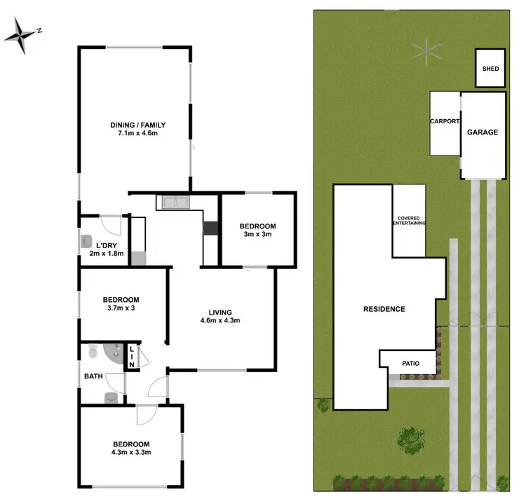 Floorplan of Homely house listing, 40 Monterey Street, South Wentworthville NSW 2145