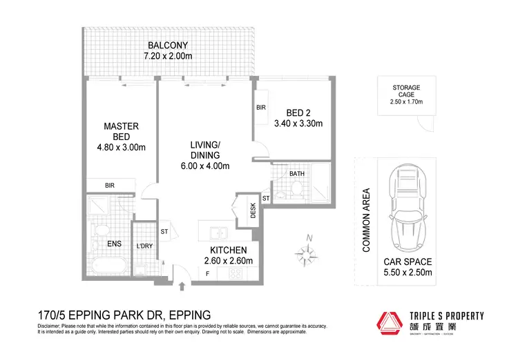 Floorplan of Homely apartment listing, 170/5 Epping Park Drive, Epping NSW 2121