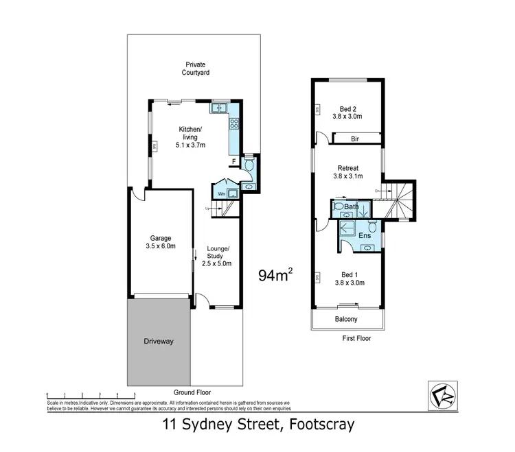 Floorplan of Homely house listing, 11 Sydney Street, Footscray VIC 3011
