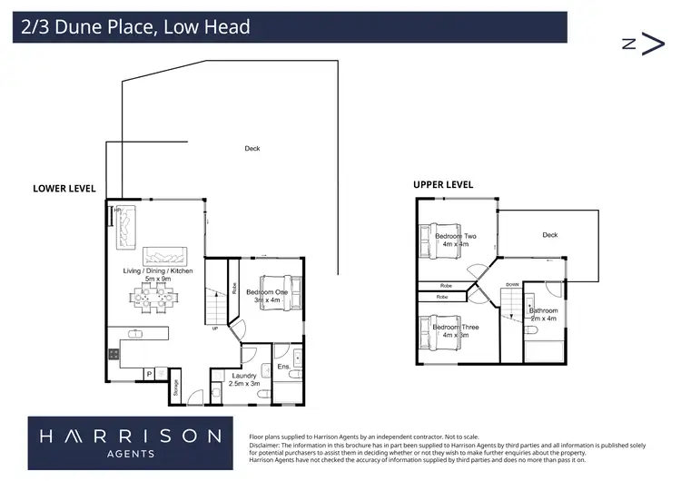 Floorplan of Homely unit listing, 2/3 Dune Place, Low Head TAS 7253