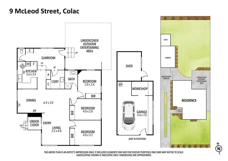 Floorplan of Homely house listing, 9 Mcleod Street, Colac VIC 3250