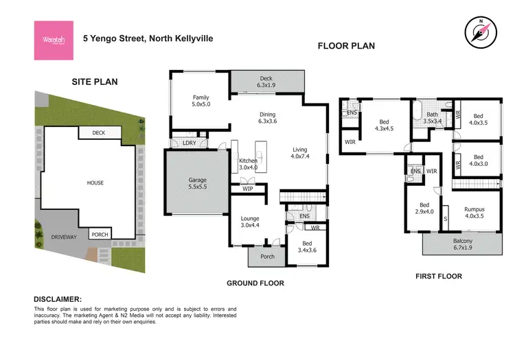 Floorplan of Homely house listing, 5 Yengo Street, North Kellyville NSW 2155