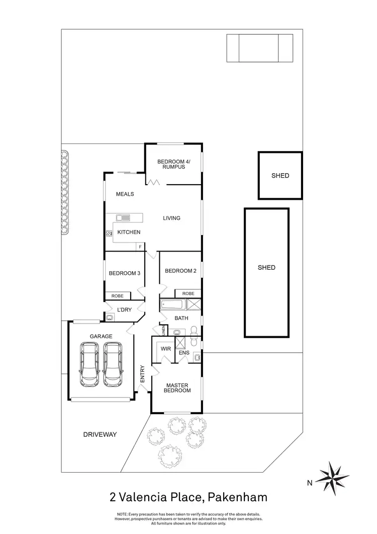 Floorplan of Homely house listing, 2 Valencia Lane, Pakenham VIC 3810