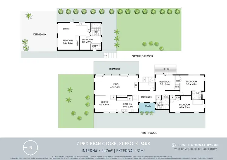 Floorplan of Homely house listing, 7 Red Bean Close, Suffolk Park NSW 2481