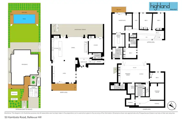 Floorplan of Homely house listing, 50 Kambala Road, Bellevue Hill NSW 2023