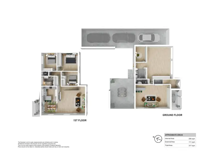 Floorplan of Homely house listing, 4 Clarinda Avenue, Springwood QLD 4127