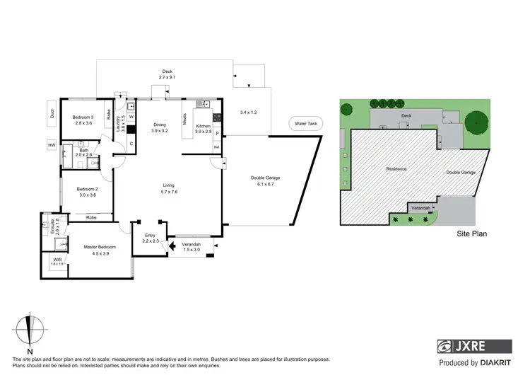 Floorplan of Homely unit listing, 2/6 Hourigan Avenue, Clayton VIC 3168