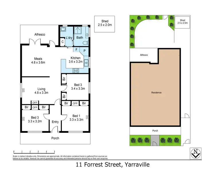 Floorplan of Homely house listing, 11 Forrest Street, Yarraville VIC 3013
