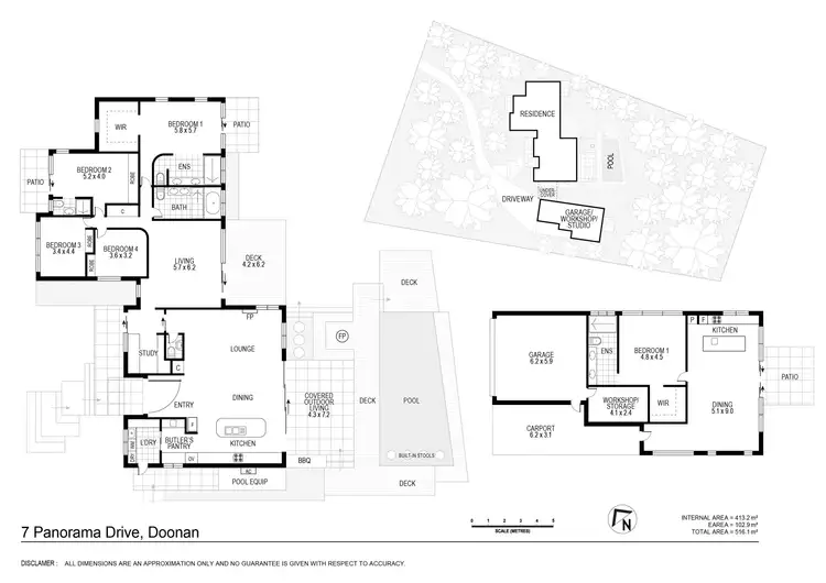 Floorplan of Homely house listing, 7 Panorama Drive, Doonan QLD 4562