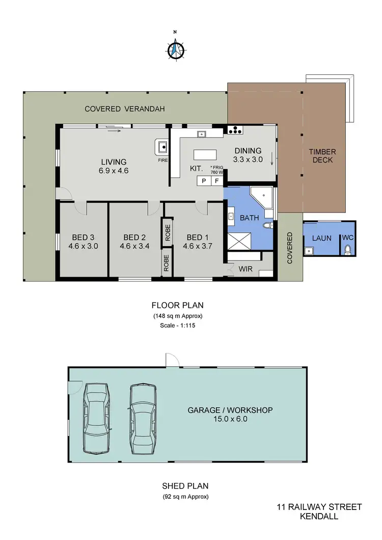 Floorplan of Homely house listing, 11 Railway Street, Kendall NSW 2439