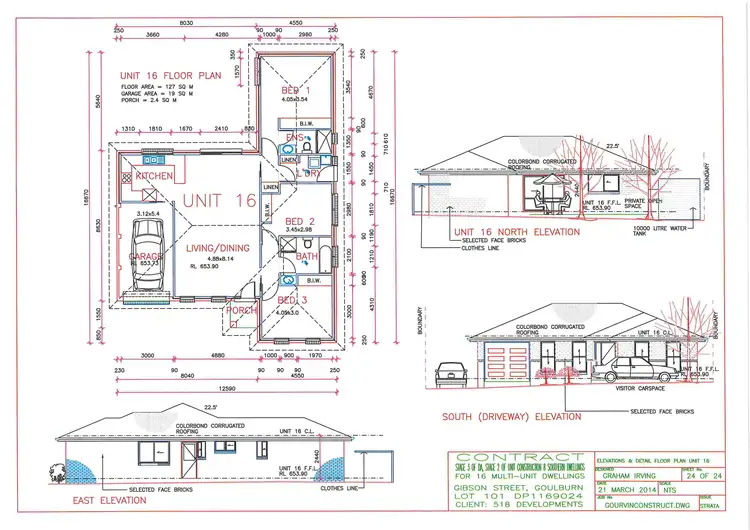 Floorplan of Homely house listing, 16/95 Gibson Street, Goulburn NSW 2580