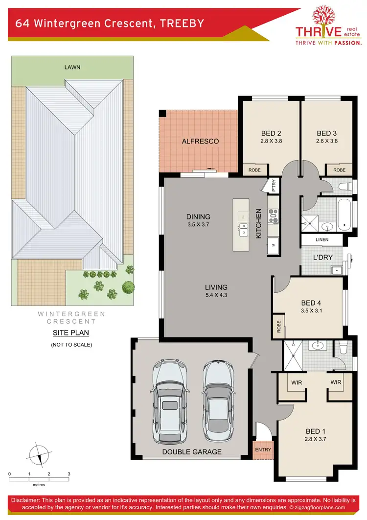 Floorplan of Homely house listing, 64 Wintergreen Crescent, Treeby WA 6164