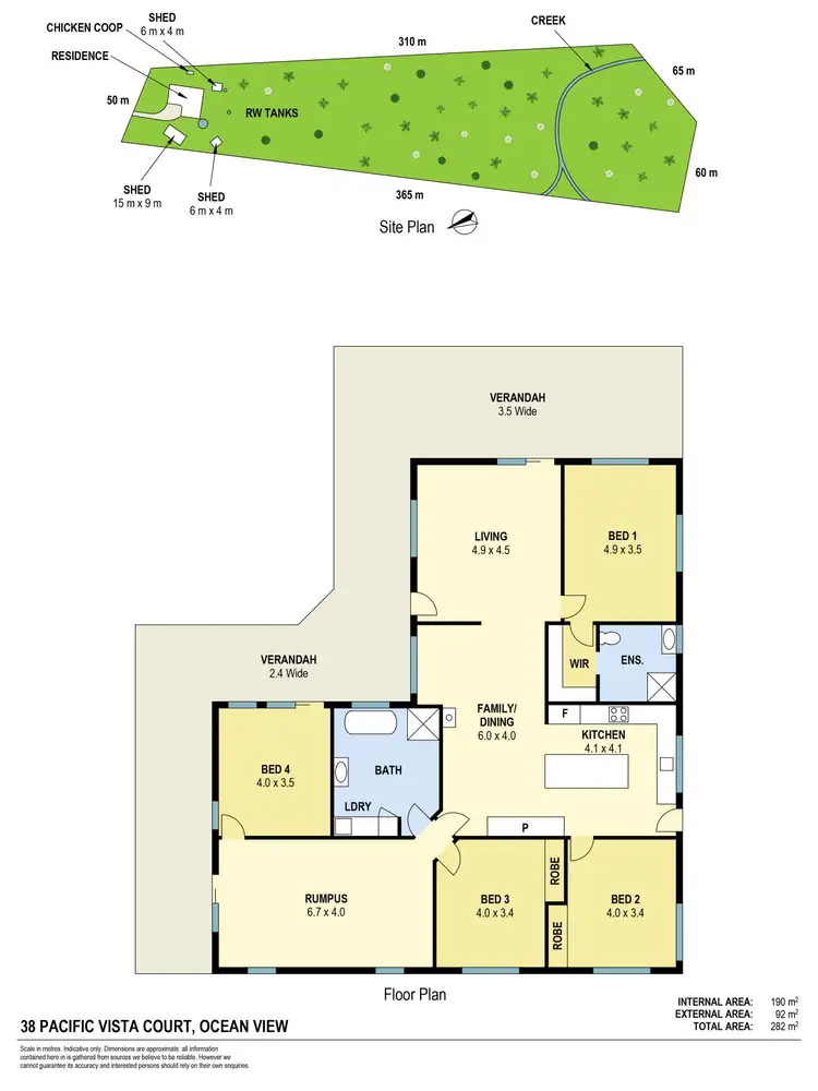 Floorplan of Homely house listing, 38 Pacific Vista Court, Ocean View QLD 4521