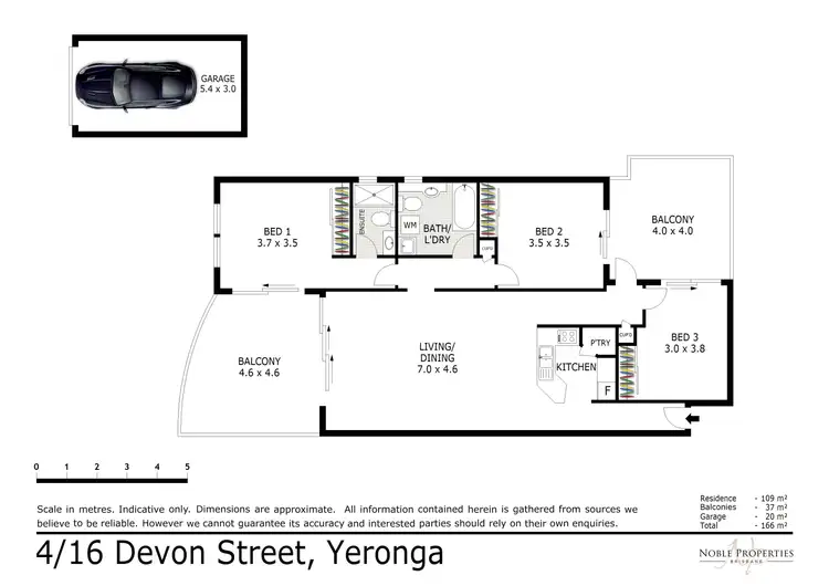Floorplan of Homely apartment listing, 4/16 Devon Street, Yeronga QLD 4104