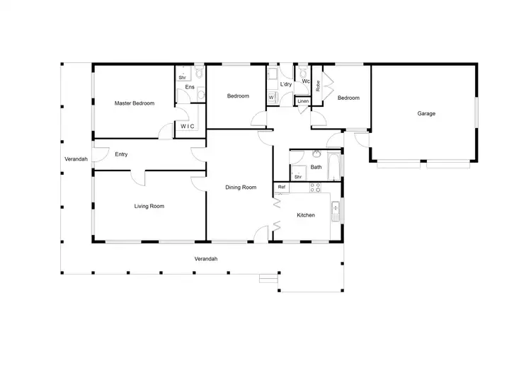 Floorplan of Homely house listing, 10 Kent Court, Mansfield VIC 3722
