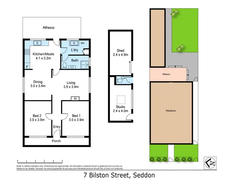 Floorplan of Homely house listing, 7 Bilston Street, Seddon VIC 3011