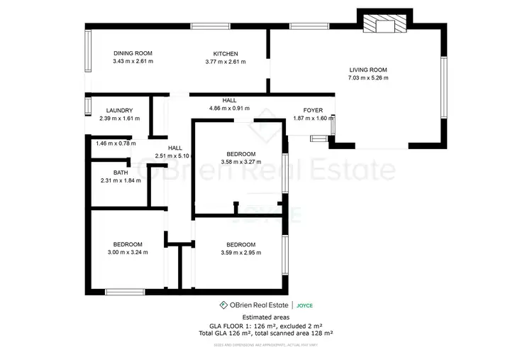 Floorplan of Homely house listing, 42 Byrne Street, Moyhu VIC 3732
