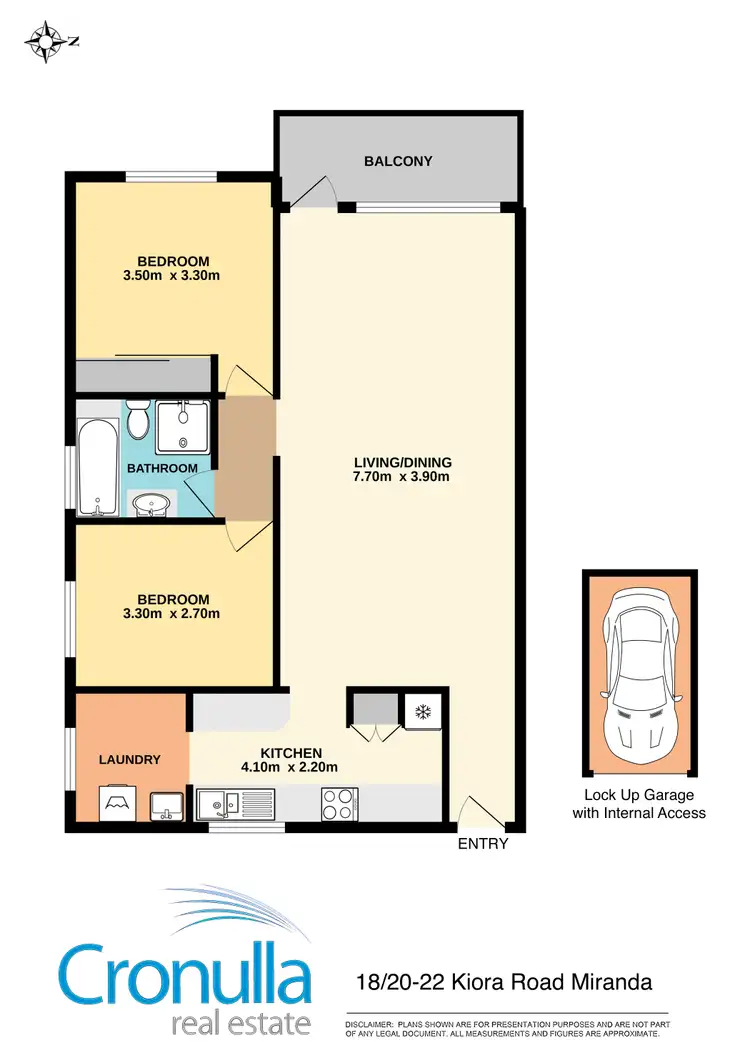 Floorplan of Homely apartment listing, 18/20 Kiora Road, Miranda NSW 2228