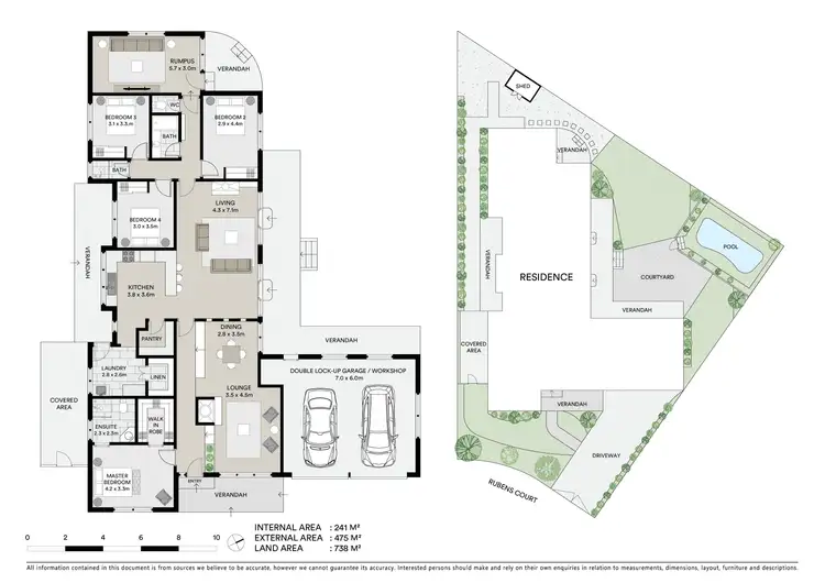 Floorplan of Homely house listing, 10 Rubens Court, Grovedale VIC 3216