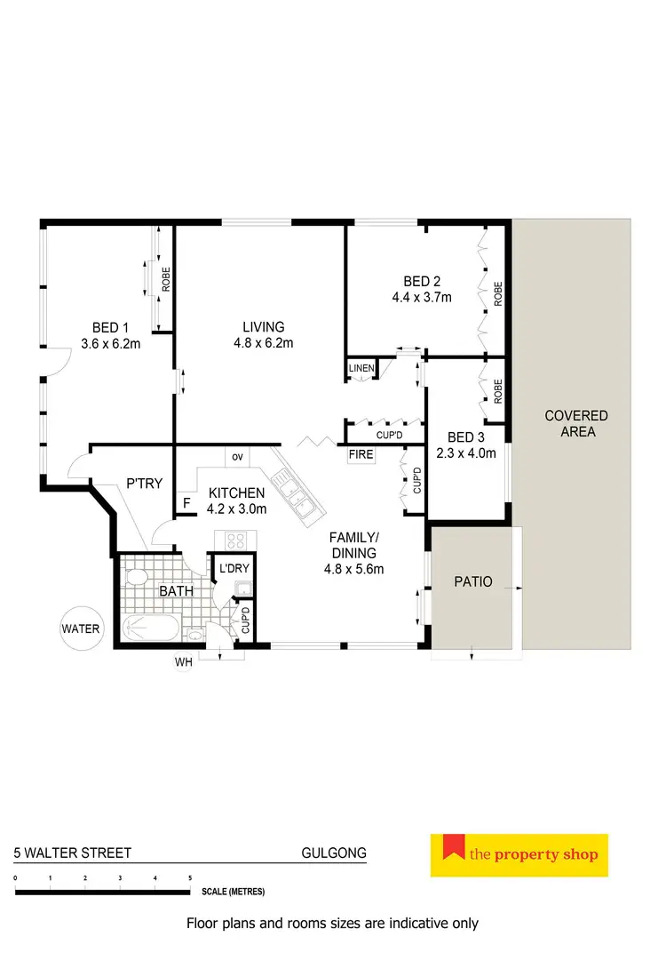 Floorplan of Homely house listing, 5 Walter Street, Gulgong NSW 2852