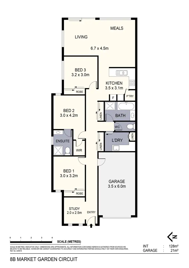 Floorplan of Homely house listing, 8B Market Garden Circuit, Epsom VIC 3551