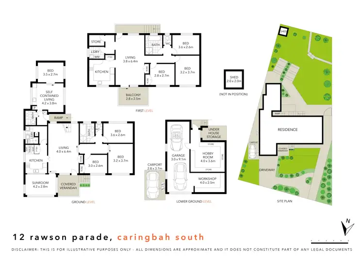 Floorplan of Homely house listing, 12 Rawson Parade, Caringbah South NSW 2229