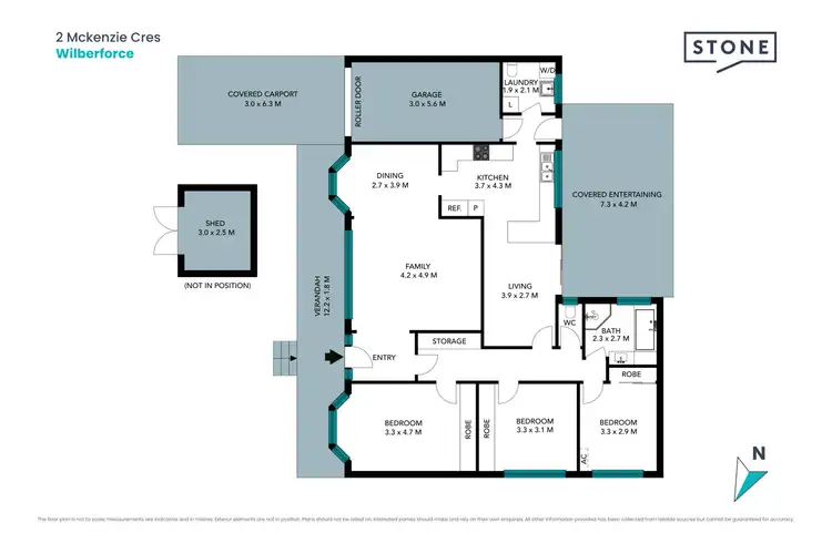 Floorplan of Homely house listing, 2 McKenzie Crescent, Wilberforce NSW 2756