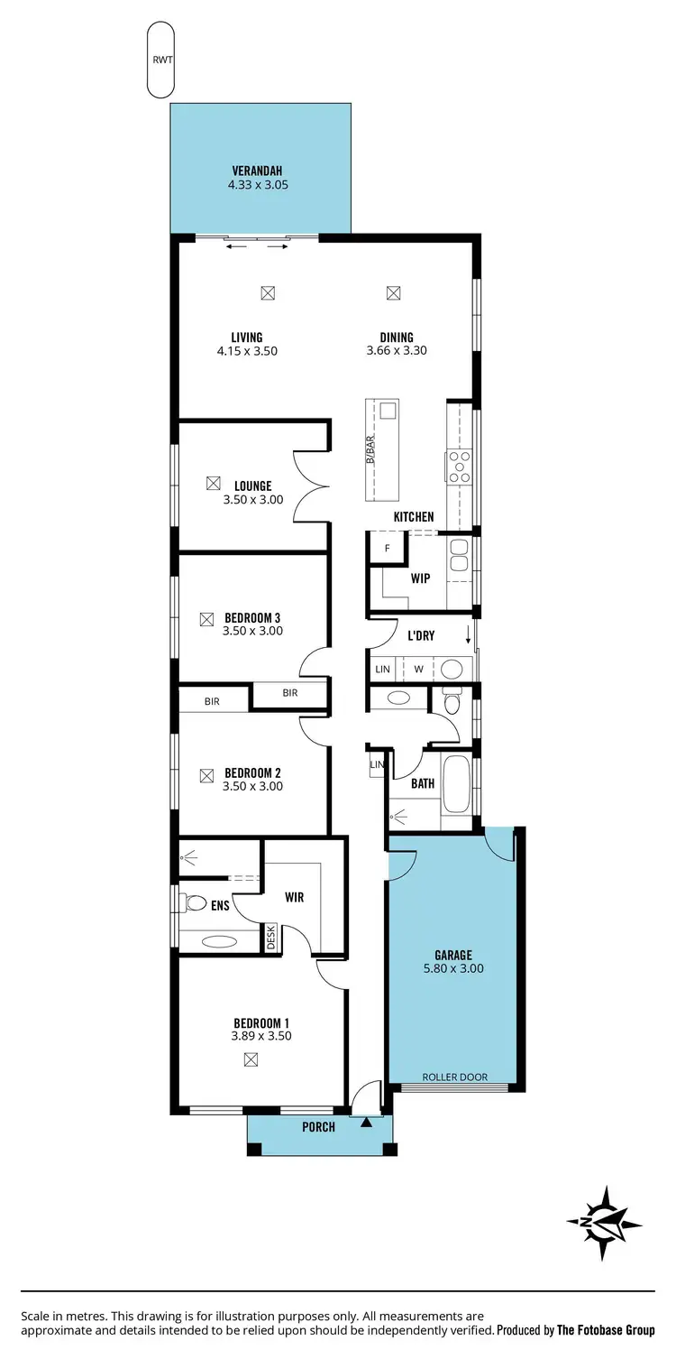 Floorplan of Homely house listing, 21 Symonds Crescent, Modbury North SA 5092