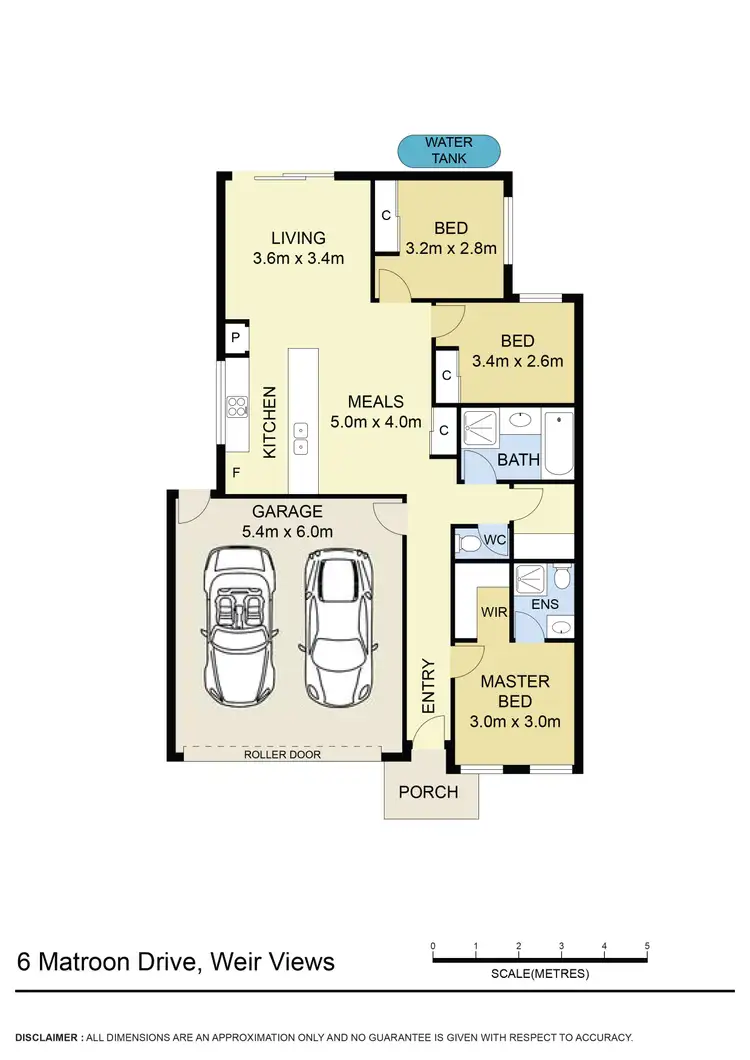 Floorplan of Homely house listing, 6 Metroon Drive, Weir Views VIC 3338