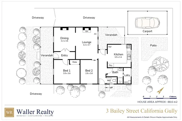 Floorplan of Homely house listing, 3 Bailey Street, California Gully VIC 3556