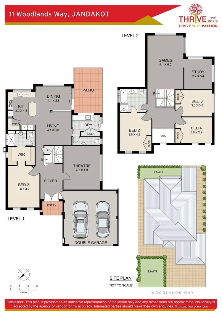 Floorplan of Homely house listing, 11 Woodlands Way, Jandakot WA 6164