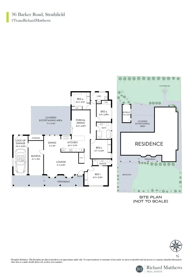 Floorplan of Homely house listing, 96 Barker Road, Strathfield NSW 2135