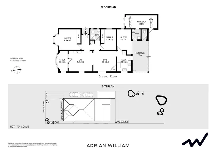 Floorplan of Homely house listing, 36 Francis Street, Earlwood NSW 2206
