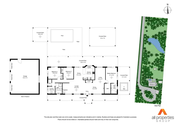 Floorplan of Homely house listing, 283 Andrew Road, Greenbank QLD 4124