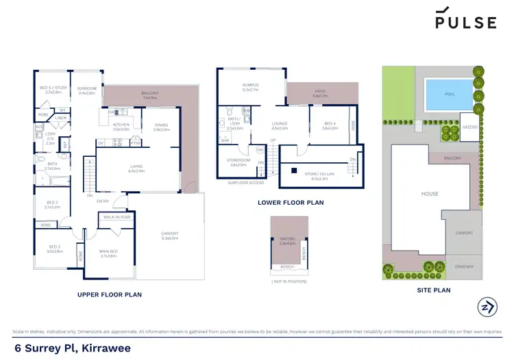 Floorplan of Homely house listing, 6 Surrey Place, Kareela NSW 2232
